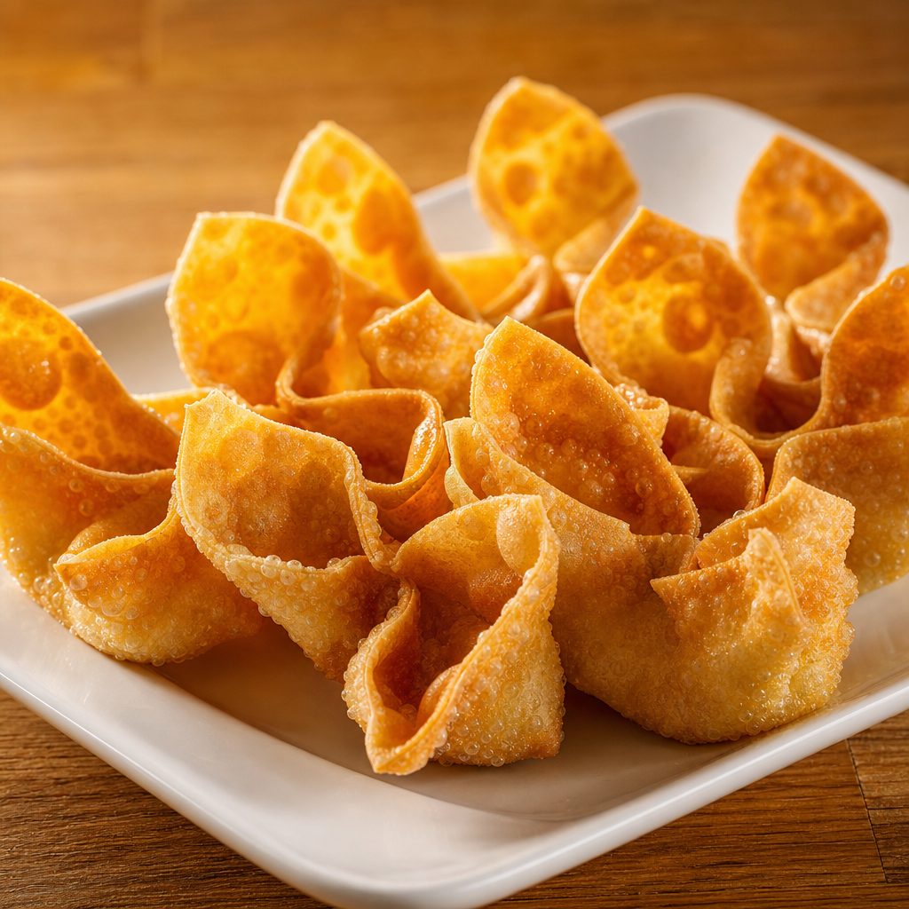 Raspberry Cheesecake Wontons.
