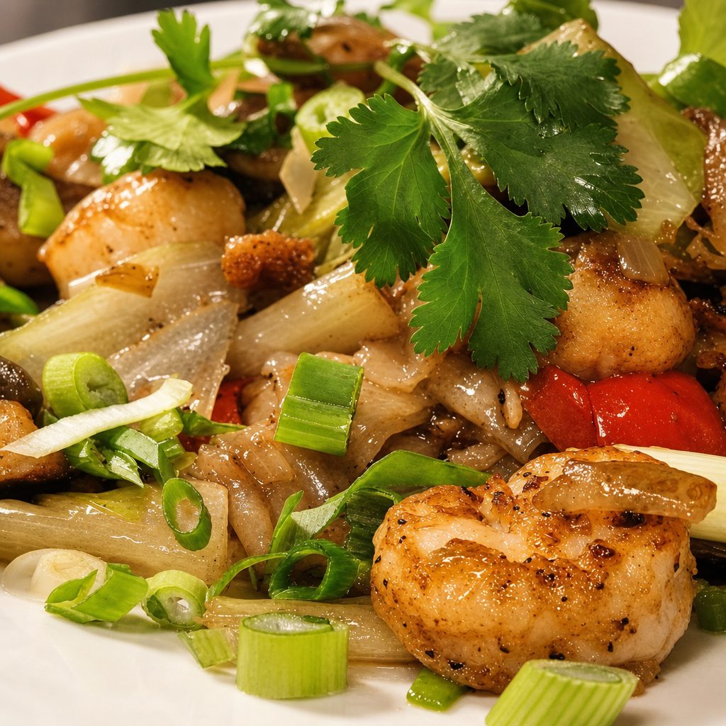 Shrimp Drunken Noodles.